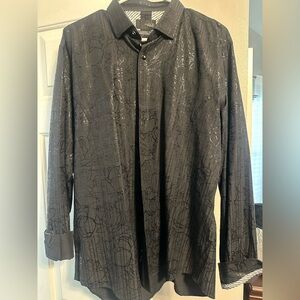 Men's Black Dress Shirt